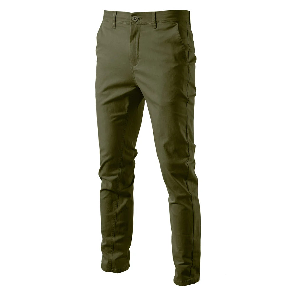 Pantalon en coton décontracté