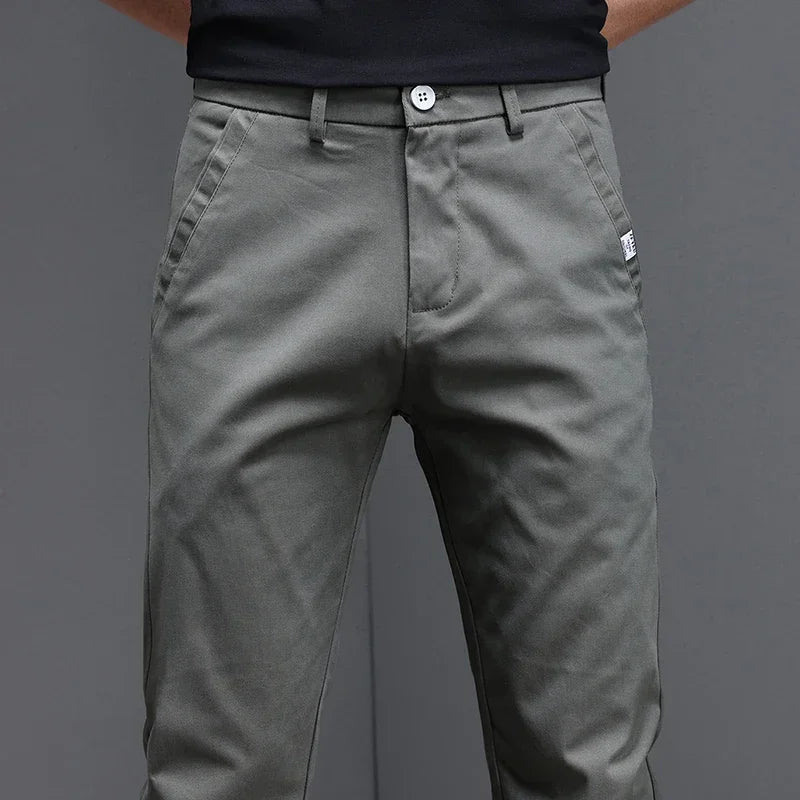 Pantalon en coton décontracté