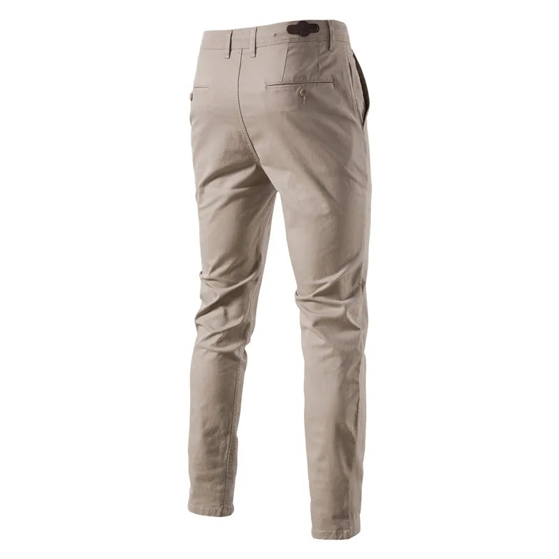 Pantalon en coton décontracté