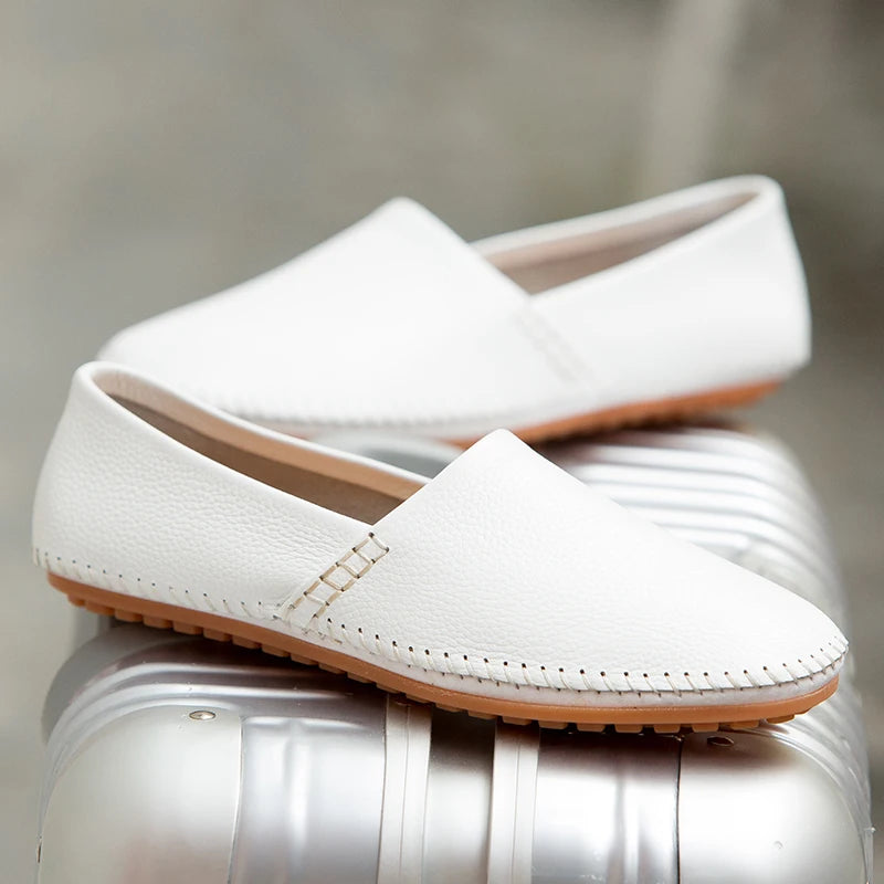 Mocassins en cuir léger