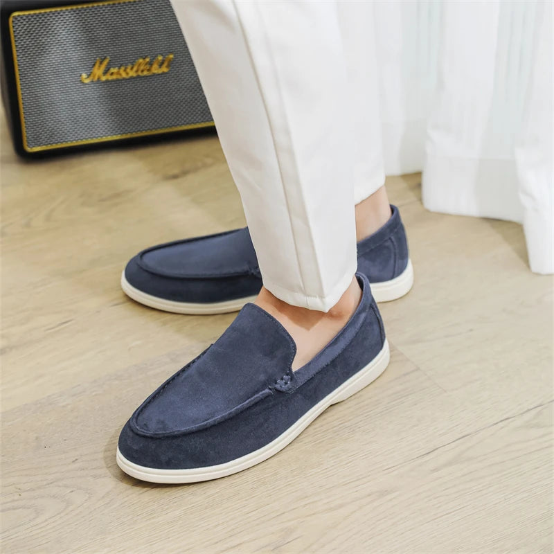 Mocassins décontractés en daim