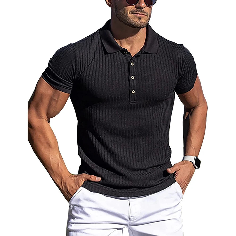 Polo à rayures élégant