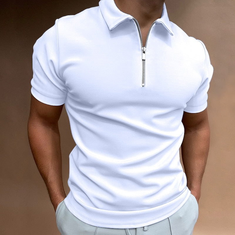 Polo zippé