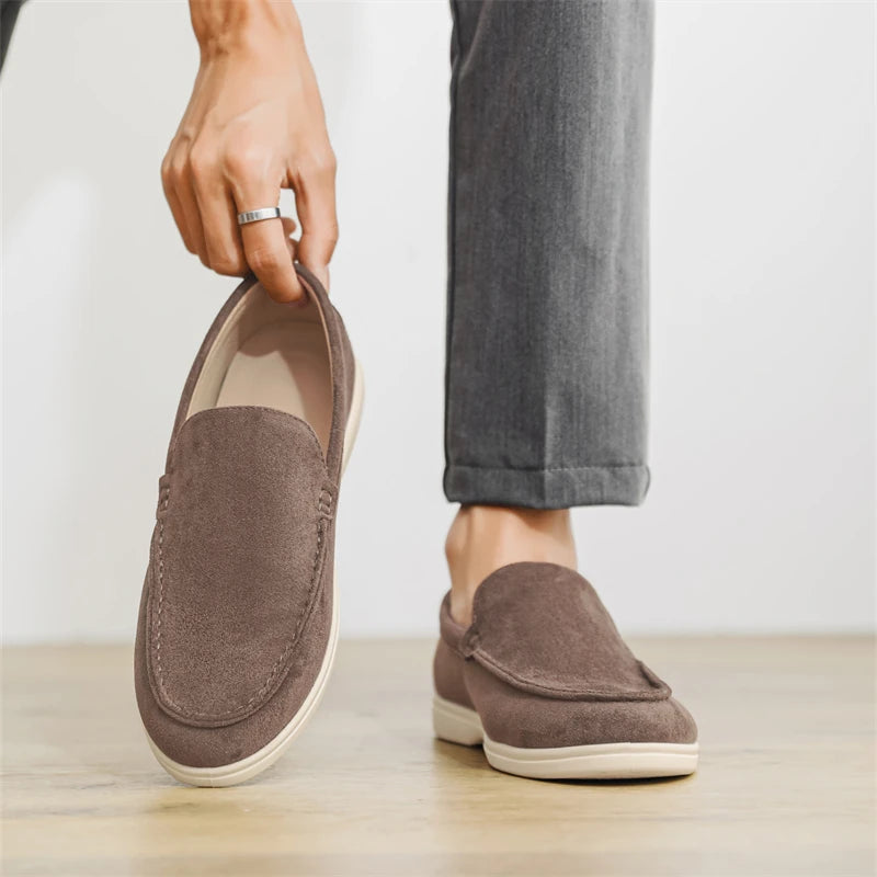 Mocassins décontractés en daim