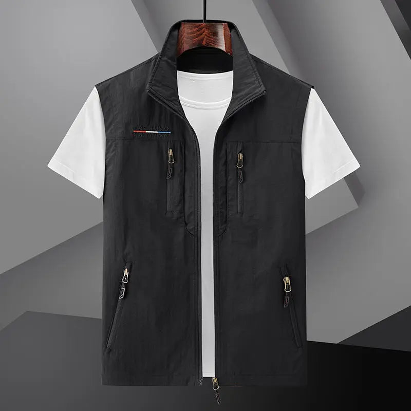 Cardigan imperméable multipoches