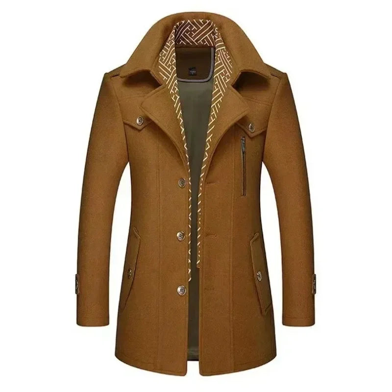 Trench-coat élégant en laine