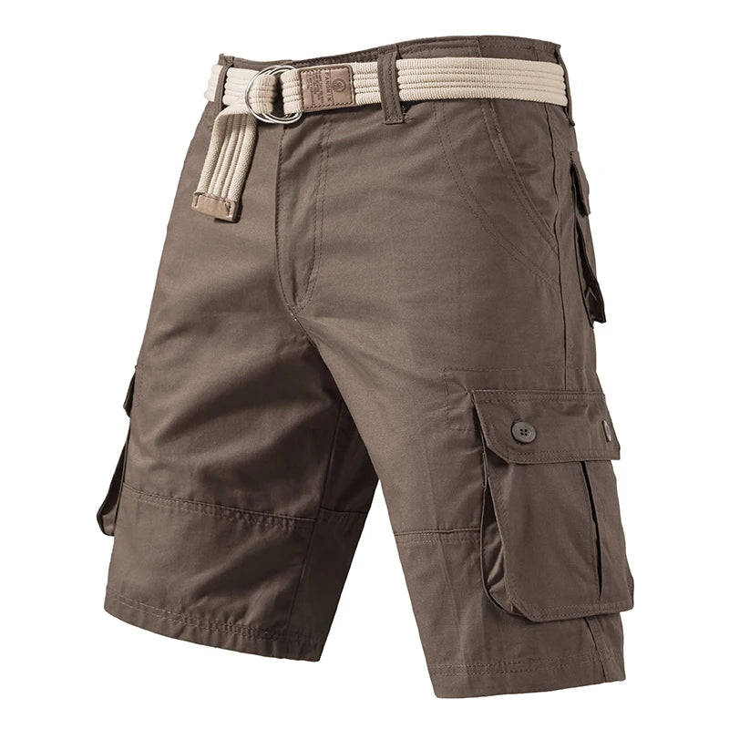 Short cargo à genoux