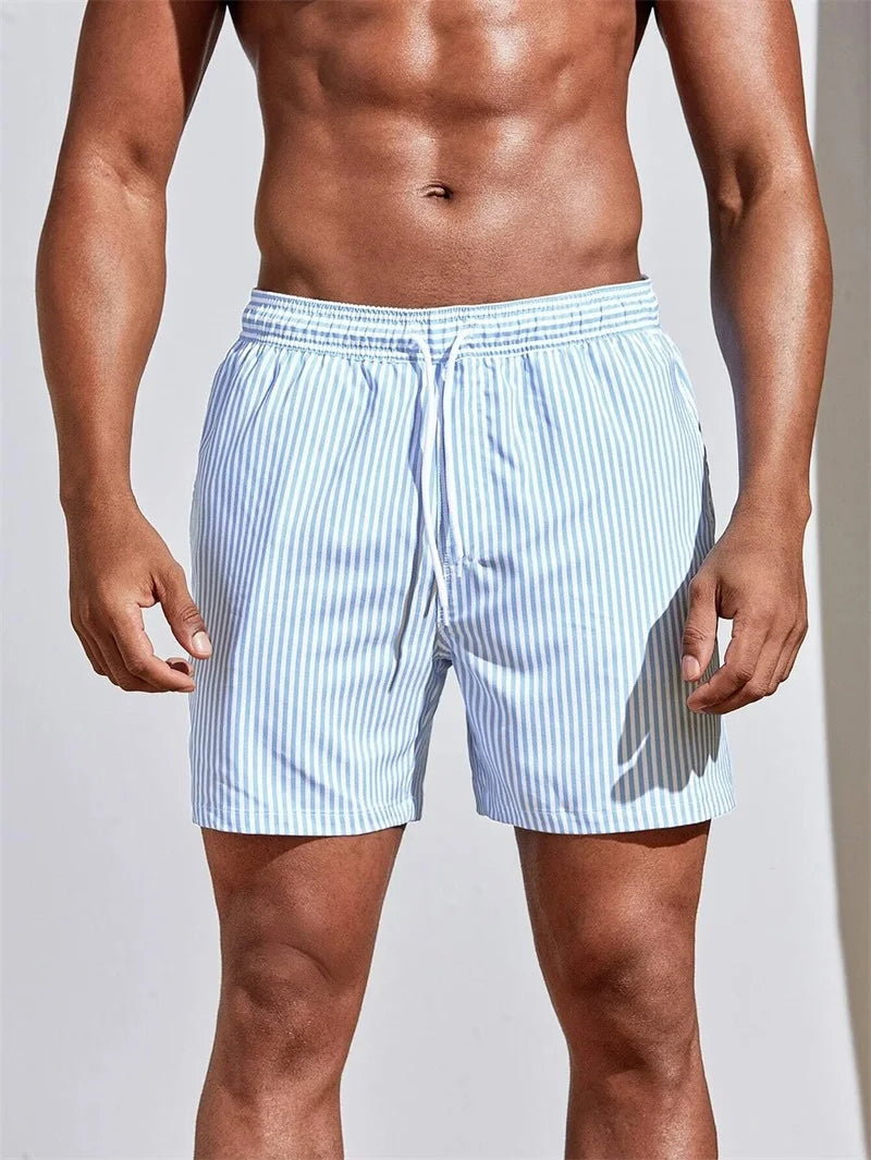Short de bain rayé