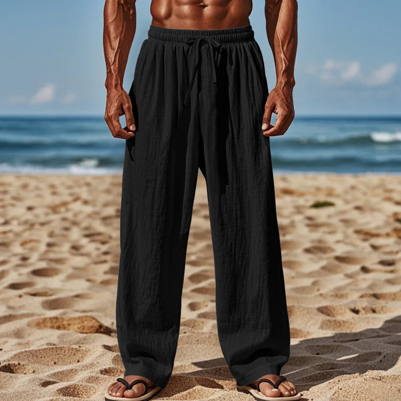 Pantalon de lin confortable