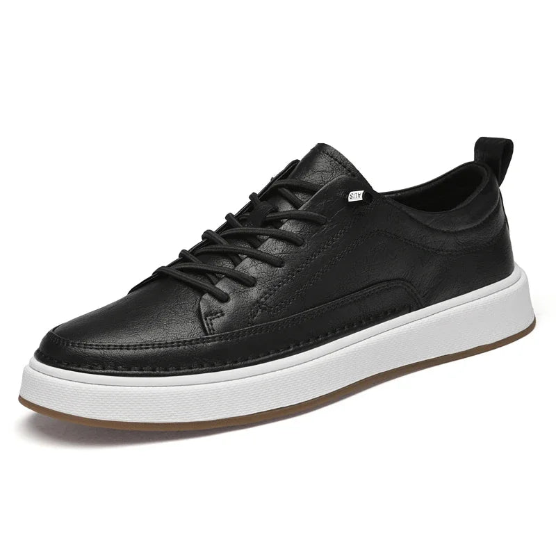 Baskets en cuir chics