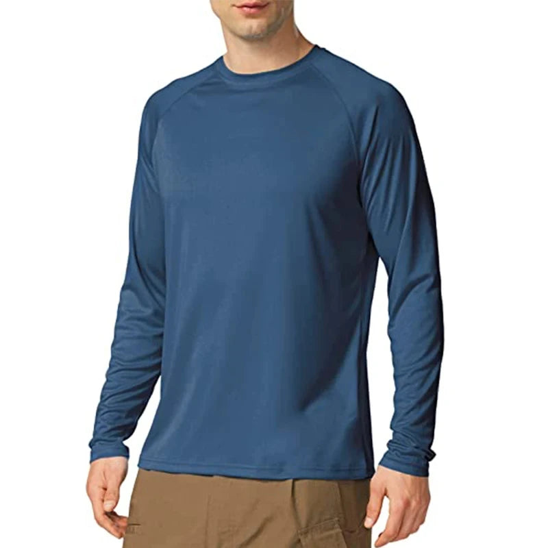 Chemise à manches longues avec protection solaire UV
