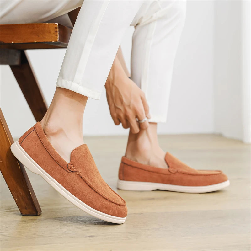 Mocassins décontractés en daim