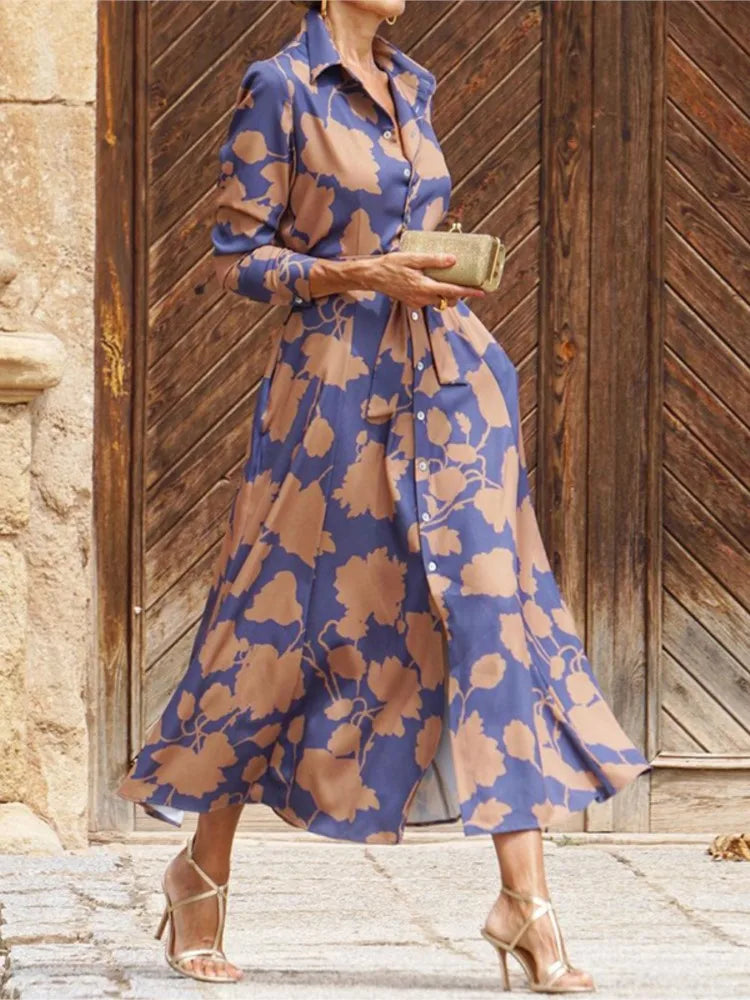 Robe longue de printemps