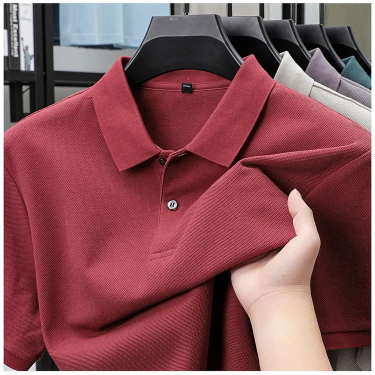 Polo en coton décontracté
