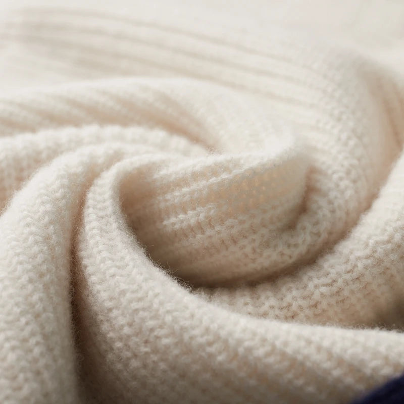 Pull classique en laine mérinos