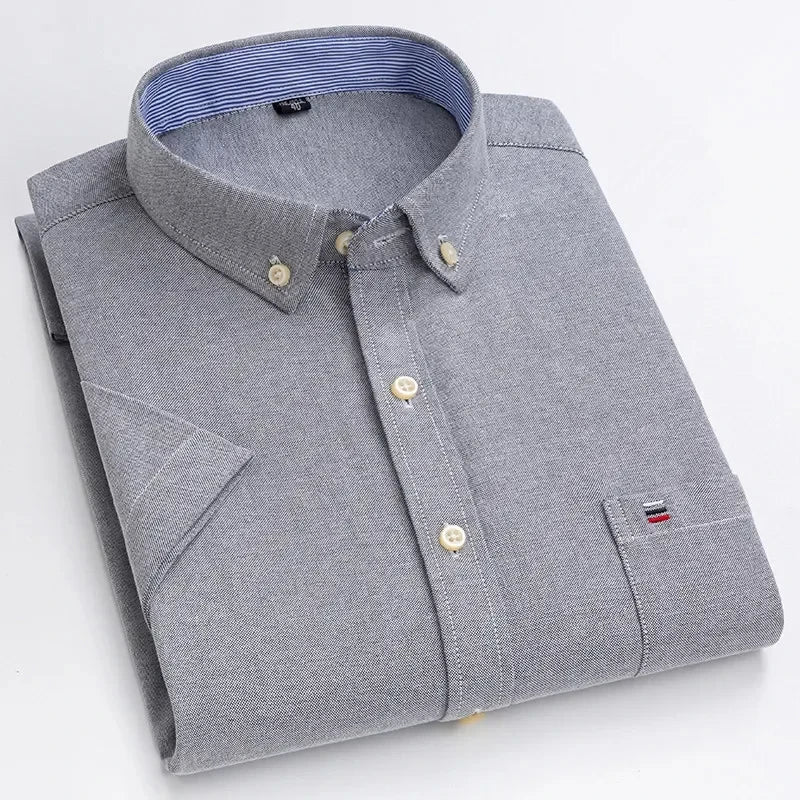 Chemise élégante en coton pour homme