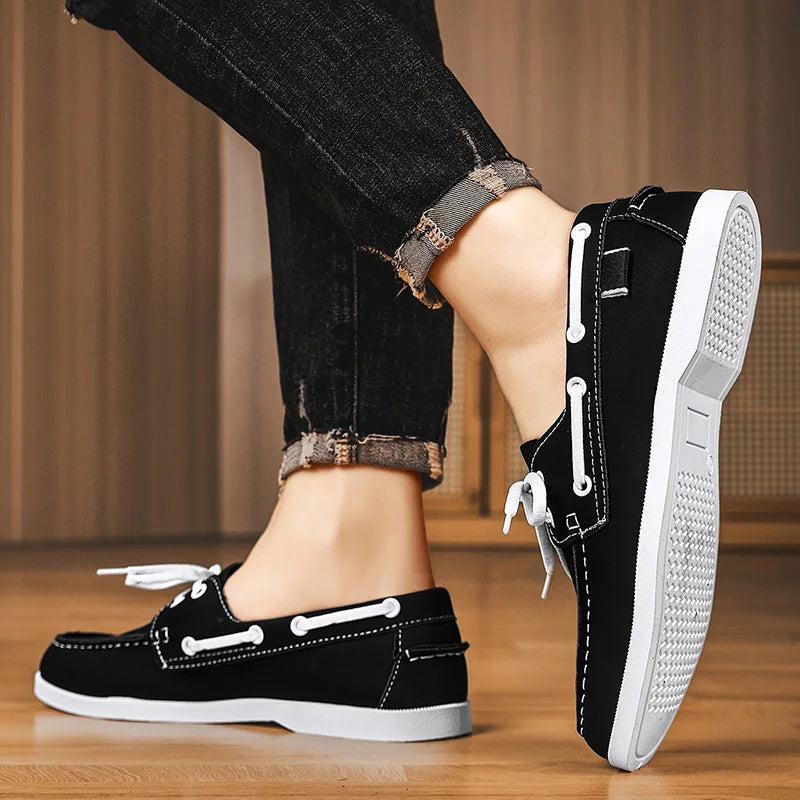Mocassins d'affaires en cuir