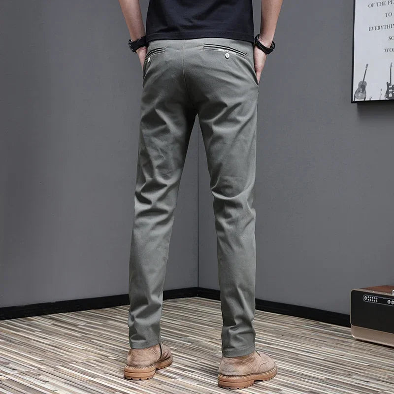 Pantalon en coton décontracté