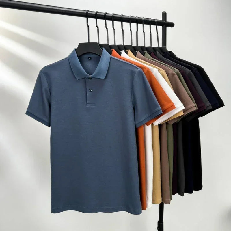 Polo en coton décontracté