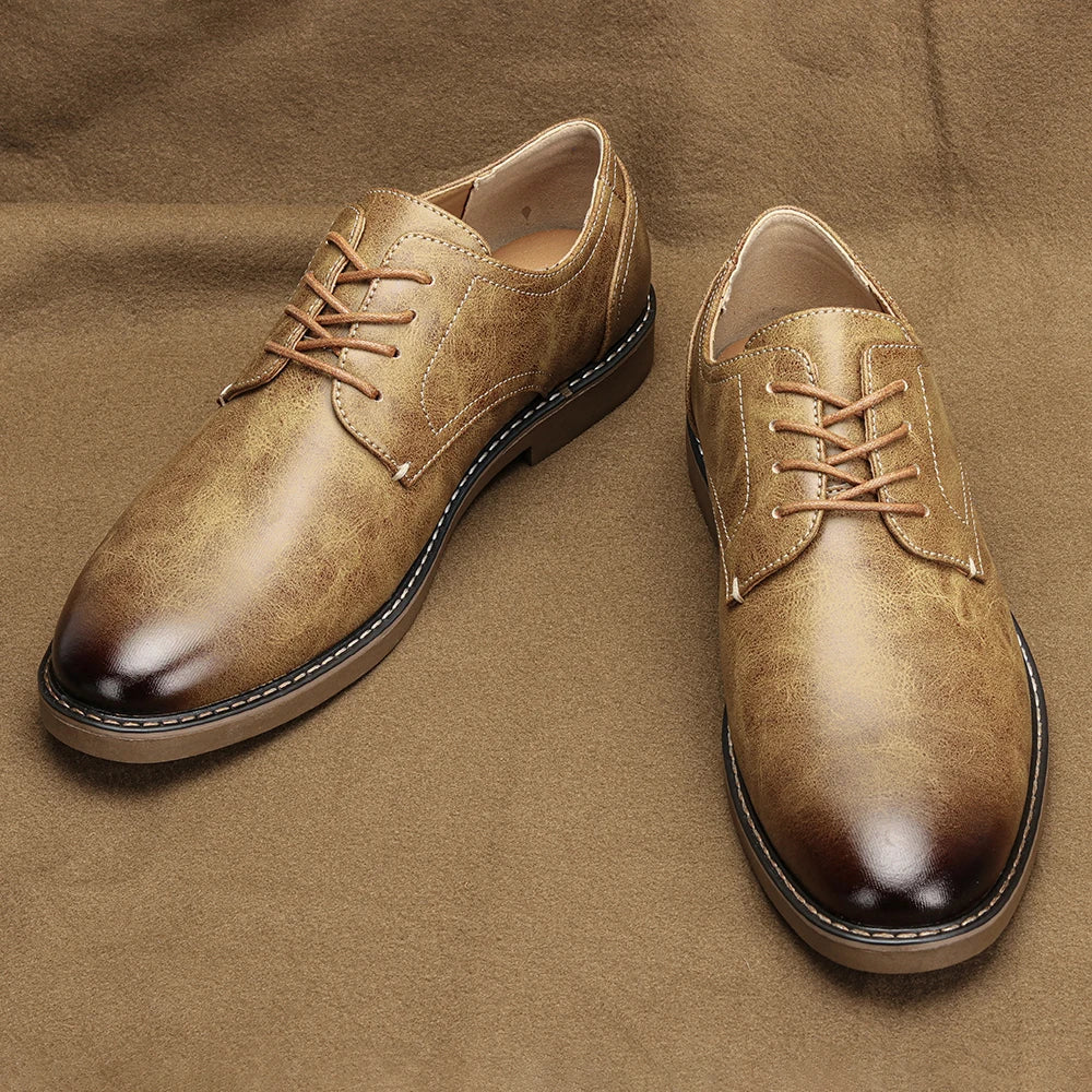 Chaussures habillées en cuir décontractées