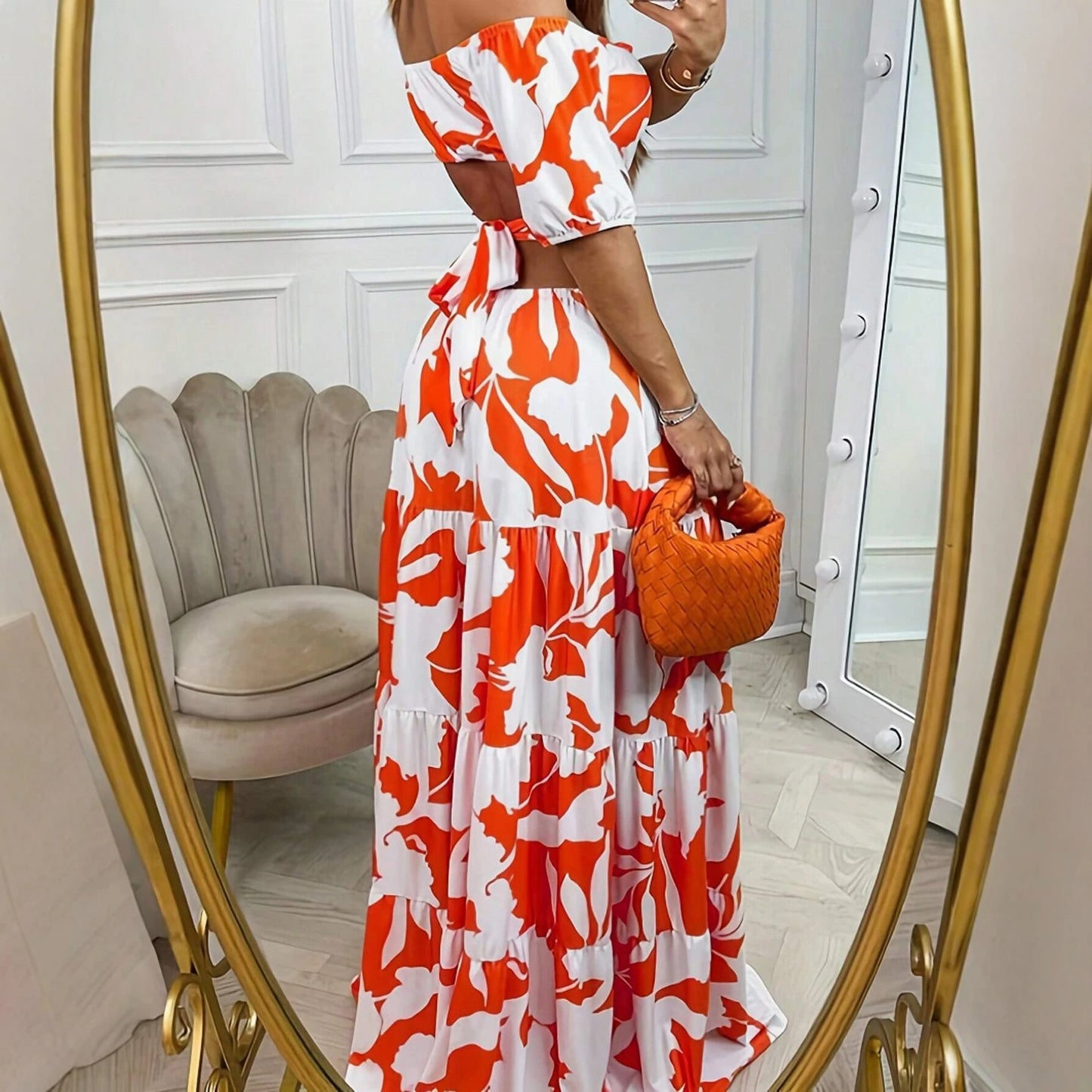 Robe printanière colorée