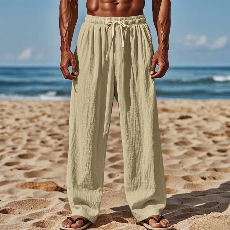 Pantalon de lin confortable