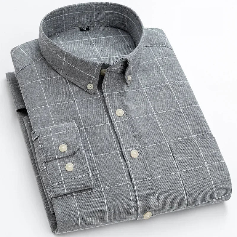 Chemise à manches longues en coton