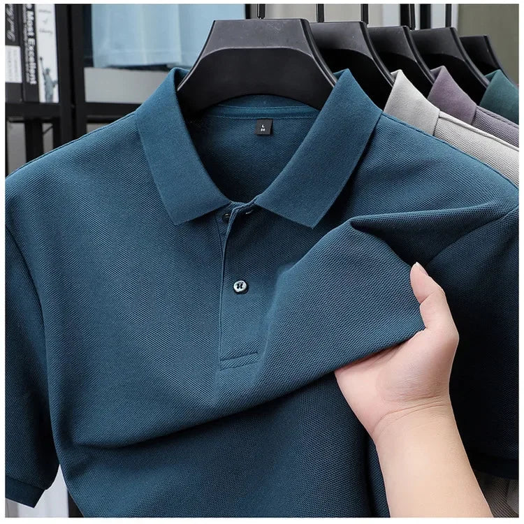 Polo en coton décontracté
