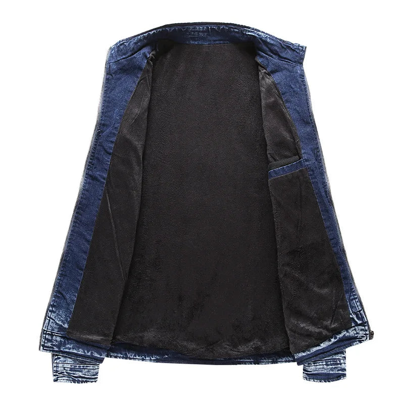 Veste de moto en denim