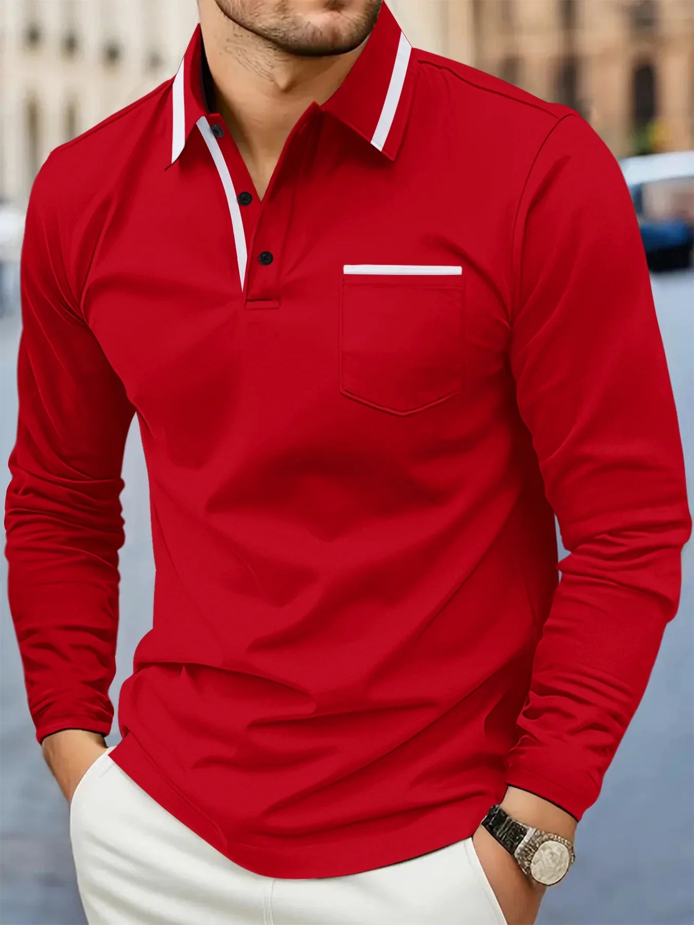 Pull polo décontracté