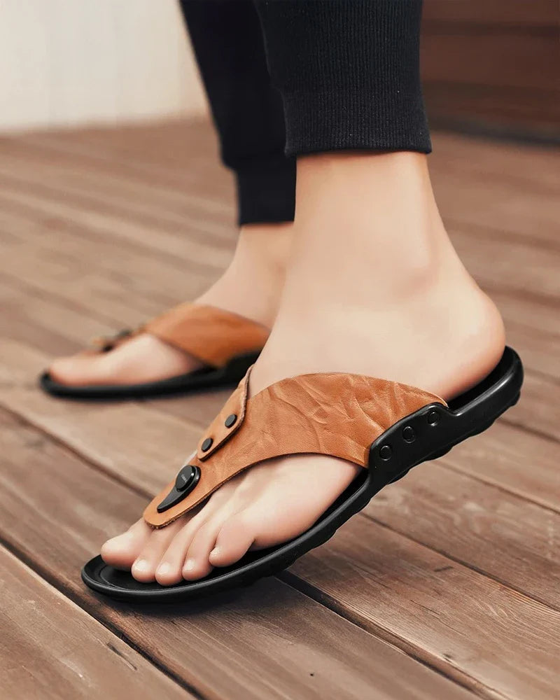 Sandales en cuir élégantes