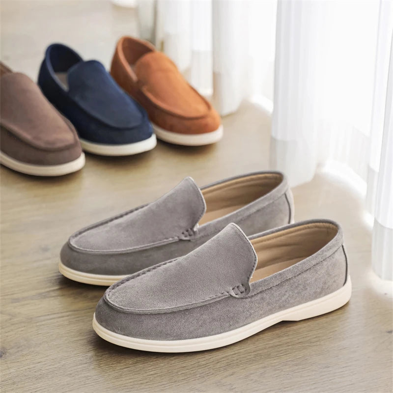Mocassins décontractés en daim