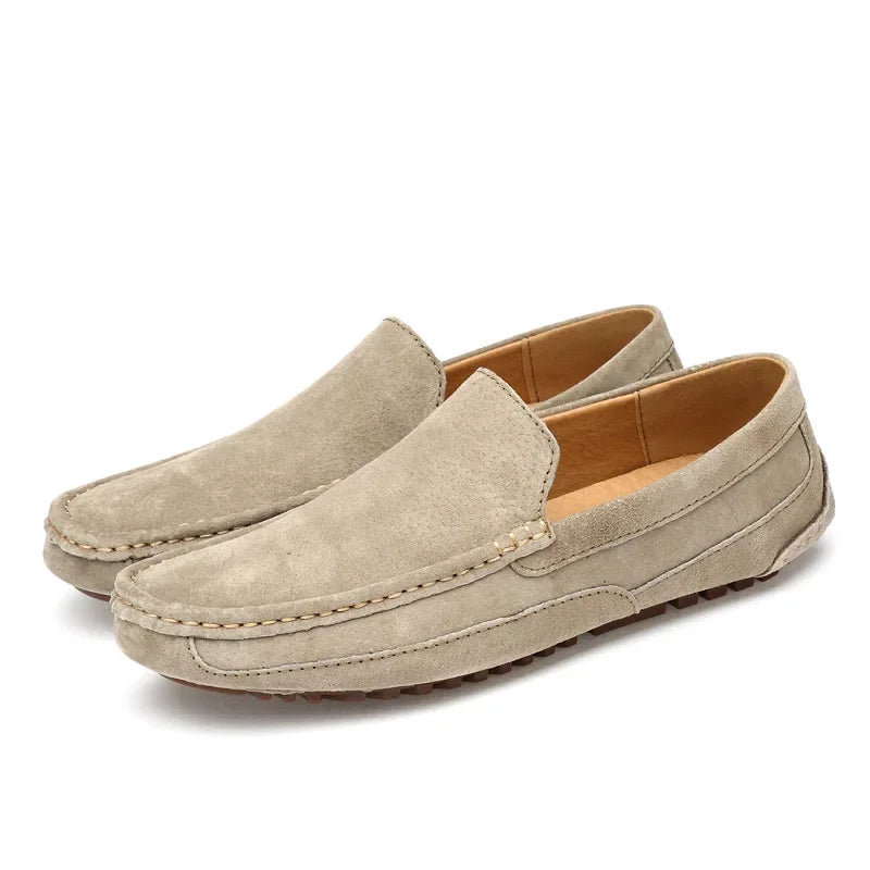 Mocassins chics en daim de qualité supérieure