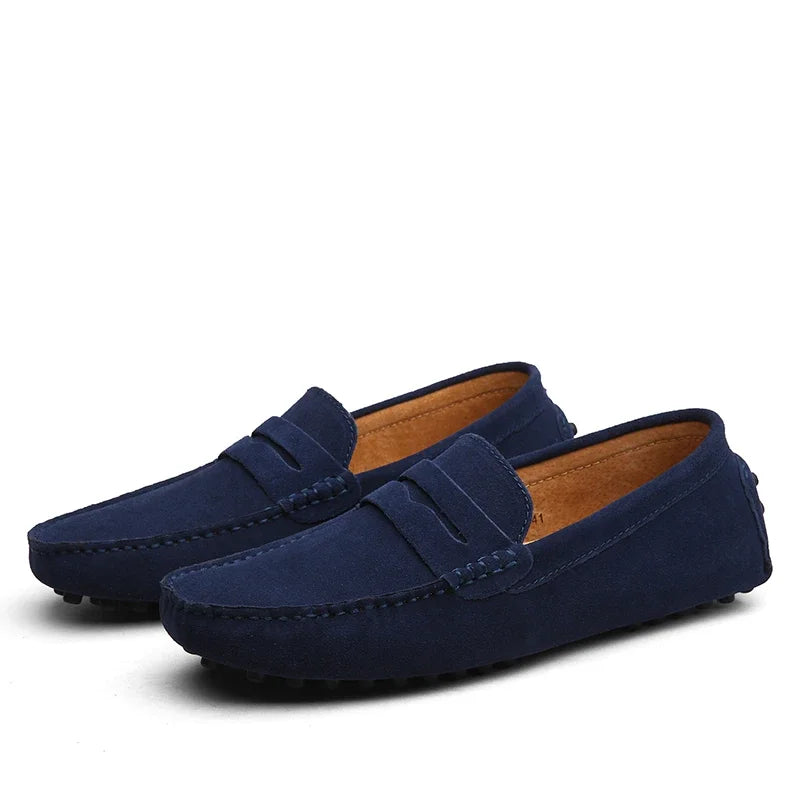 Mocassins décontractés en daim