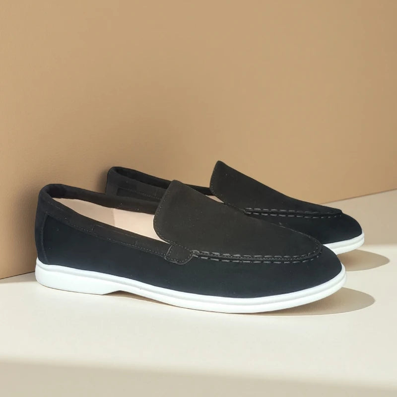 Mocassins en daim de qualité supérieure