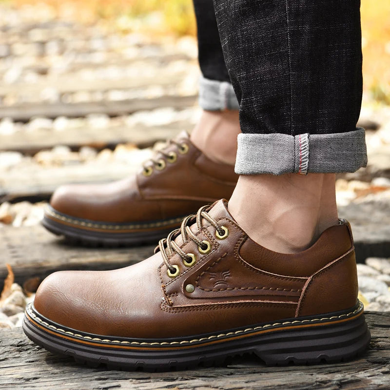 Chaussures Oxford en cuir de style britannique
