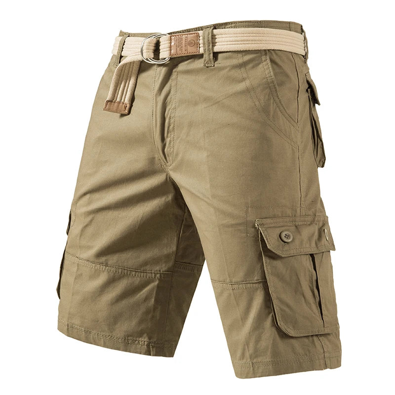 Short cargo à genoux