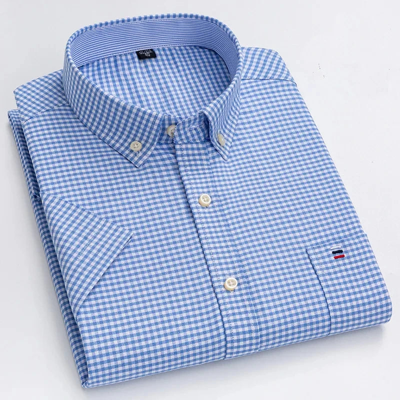 Chemise élégante en coton pour homme