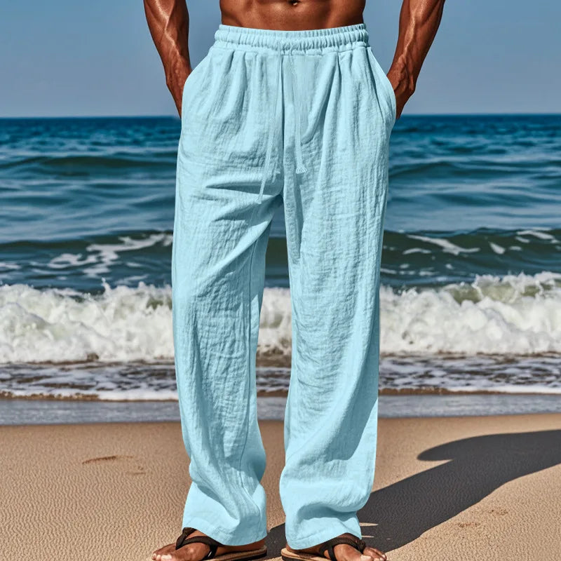 Pantalon de lin confortable