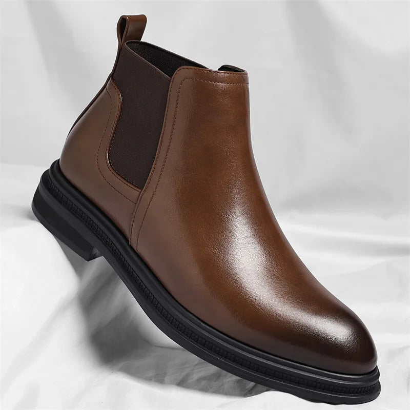 Bottes en cuir pour hommes