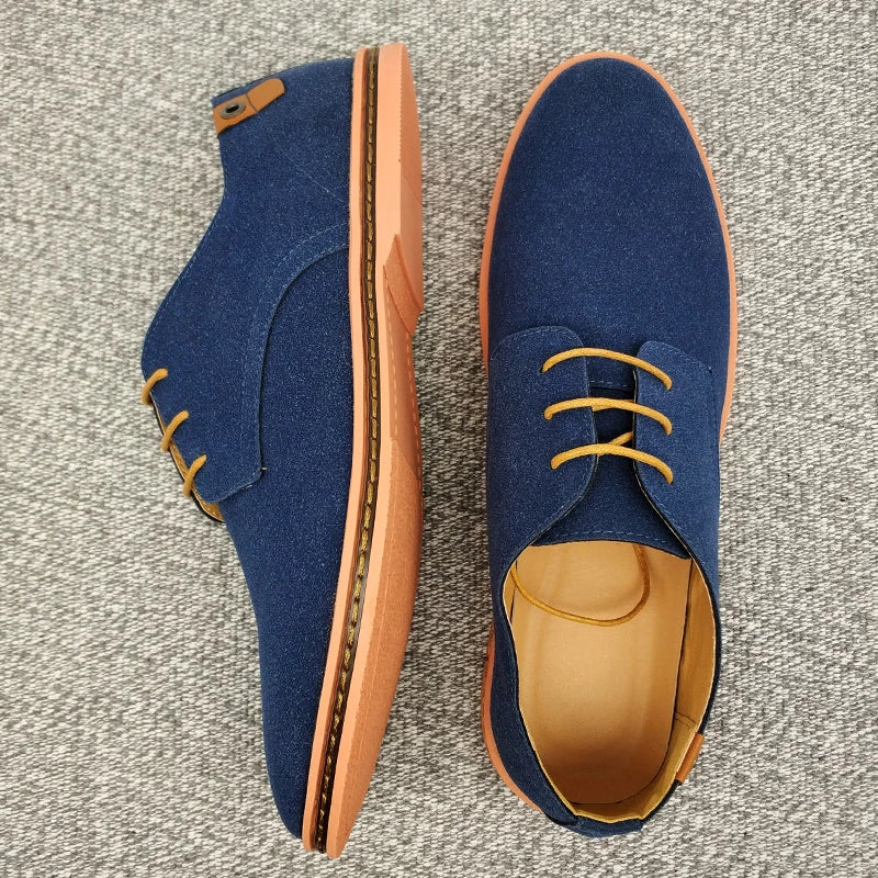 Chaussures d'affaires Oxford en daim