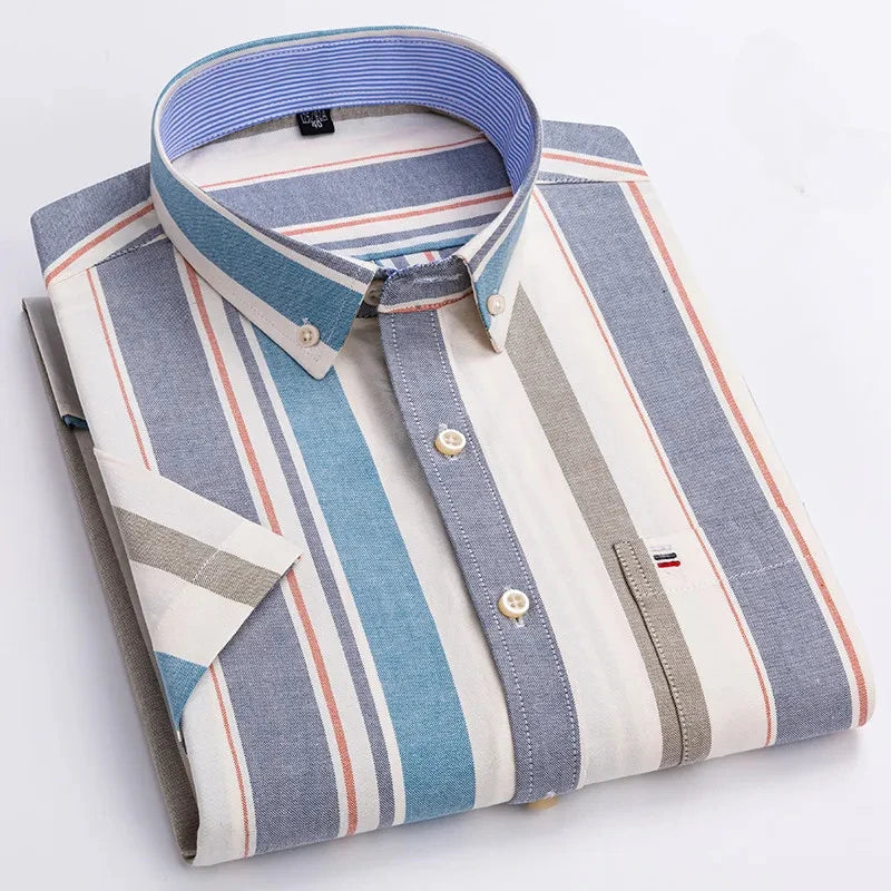 Chemise élégante en coton pour homme