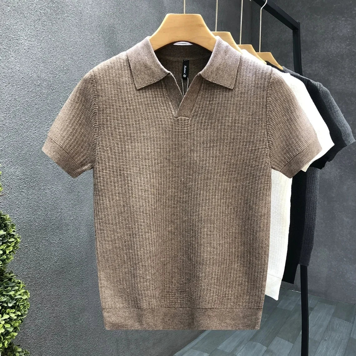 Polo en maille respirante