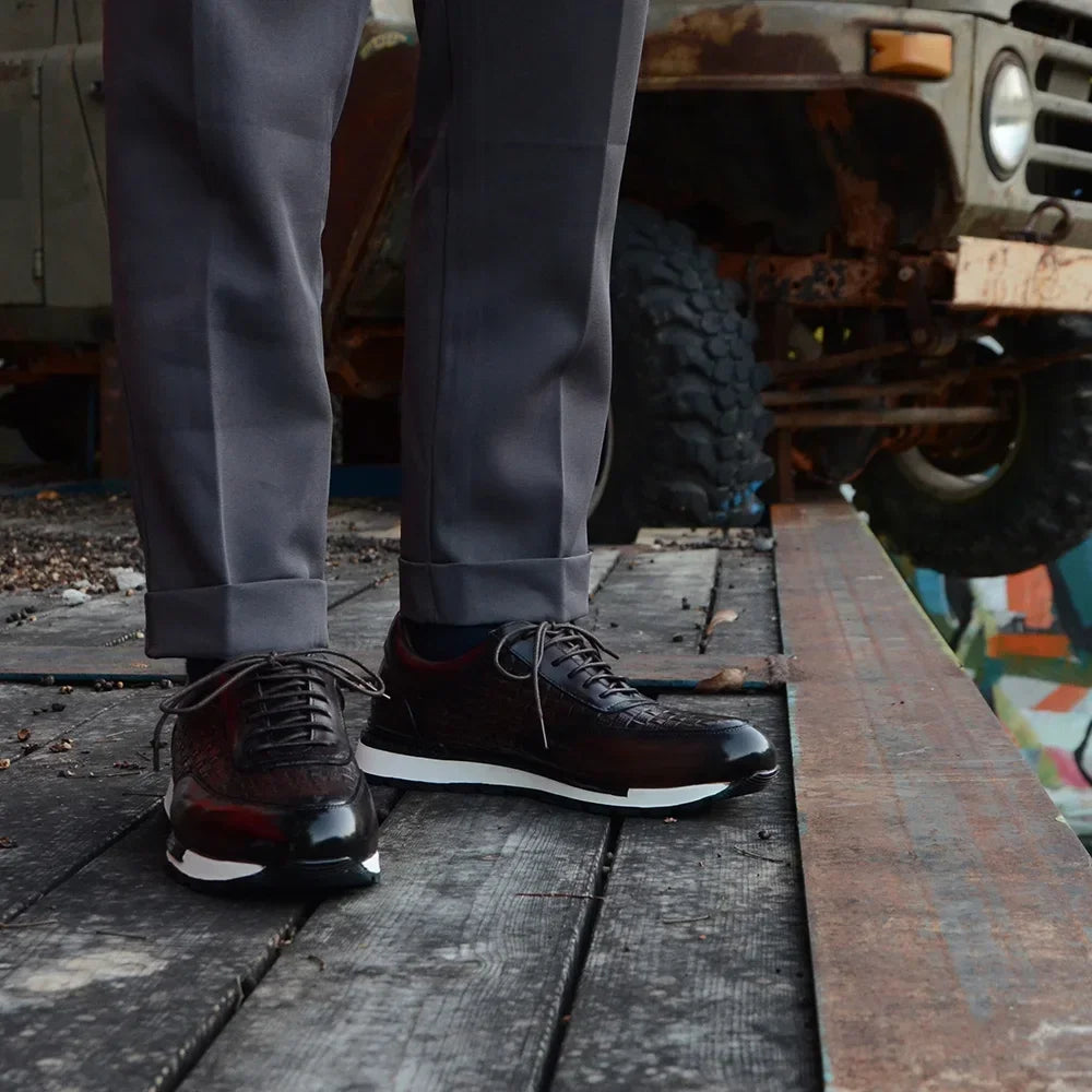 Chaussures Oxford en cuir