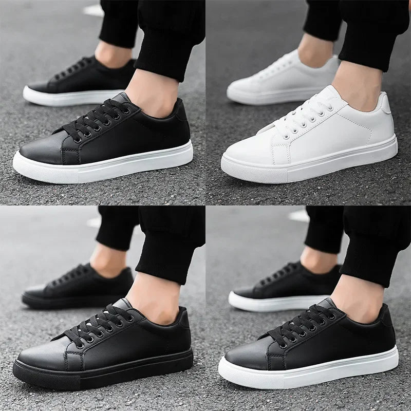 Baskets en cuir élégantes