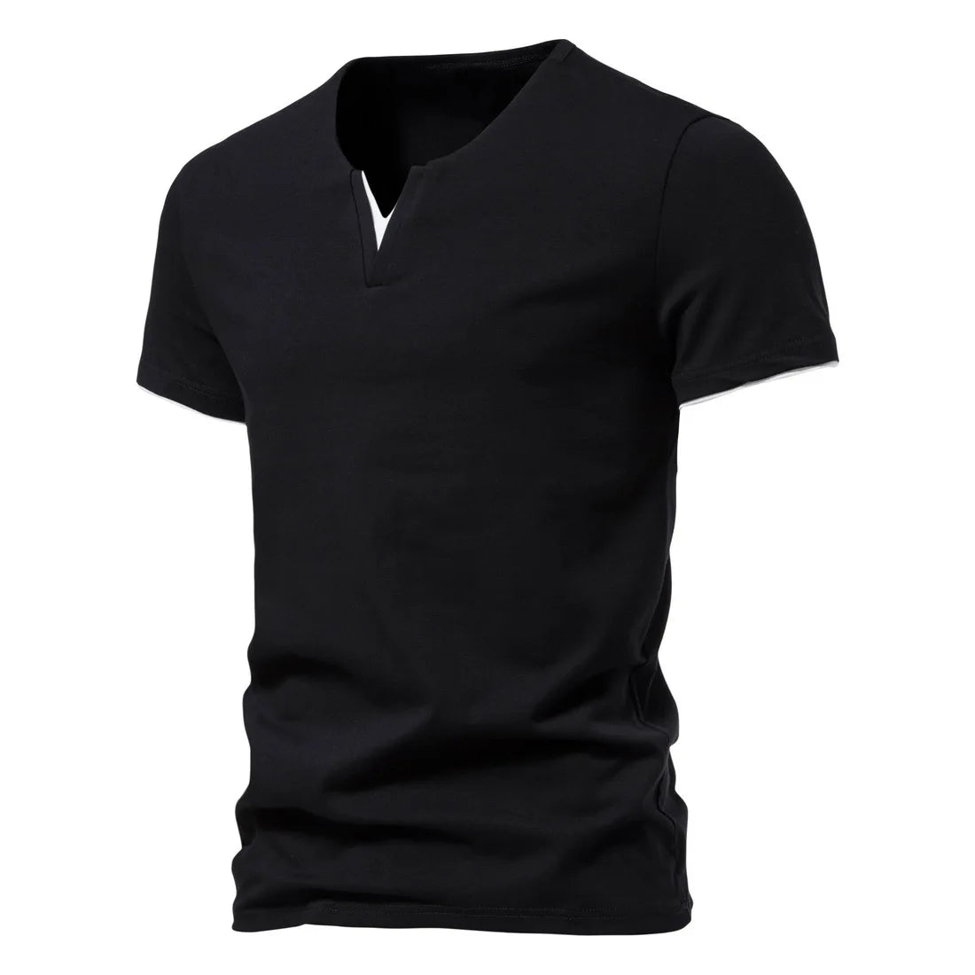 Chemise élégante à col en V