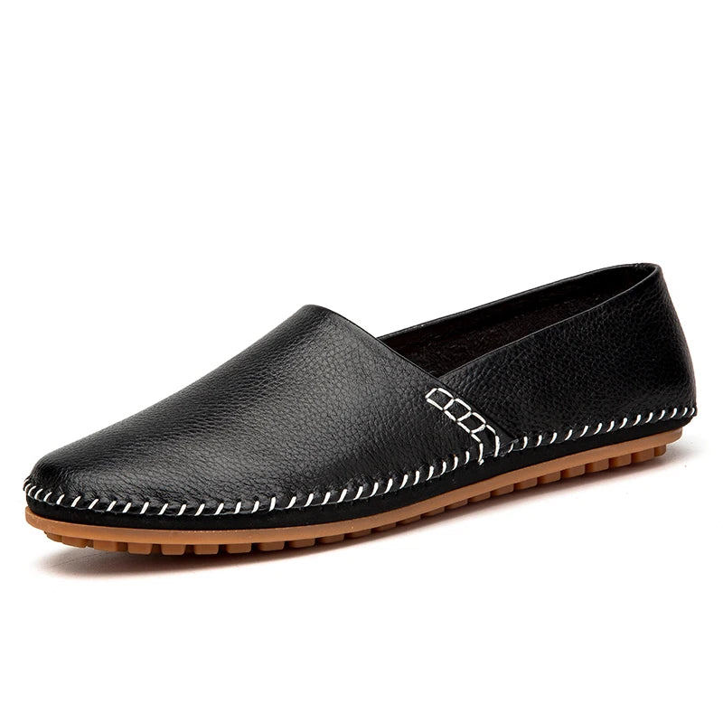 Mocassins en cuir léger