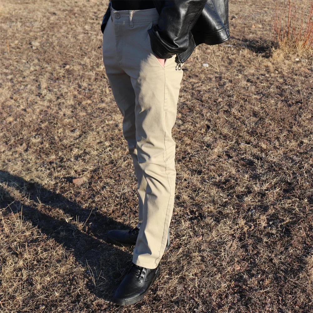 Pantalon en coton décontracté