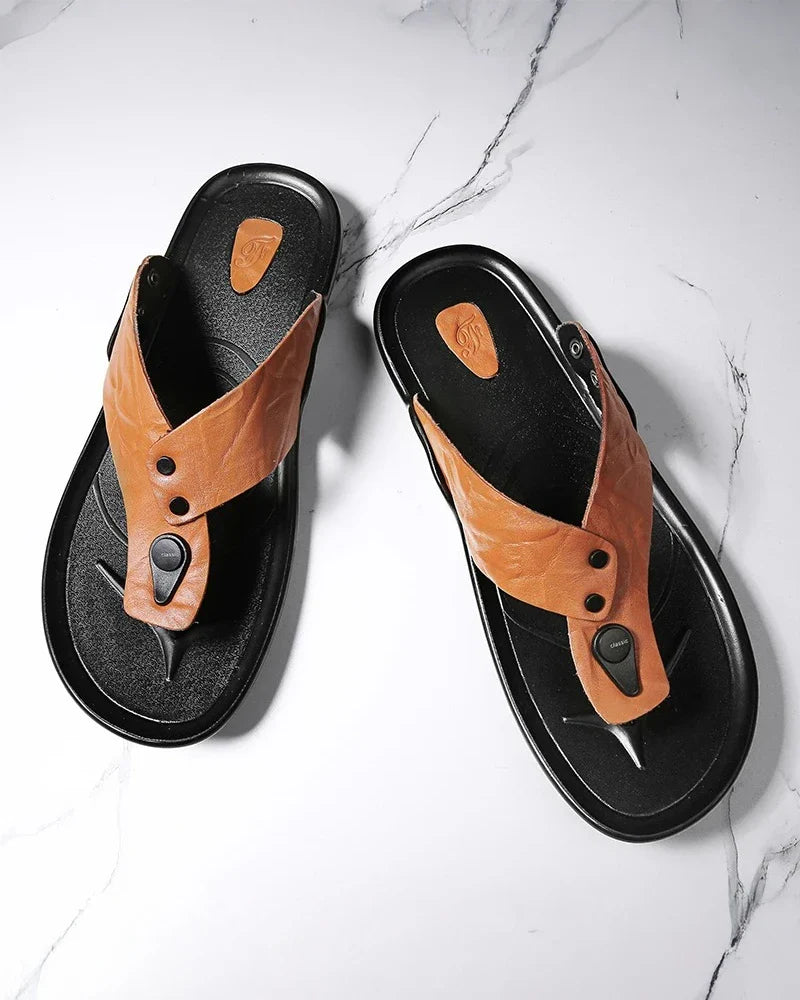 Sandales en cuir élégantes