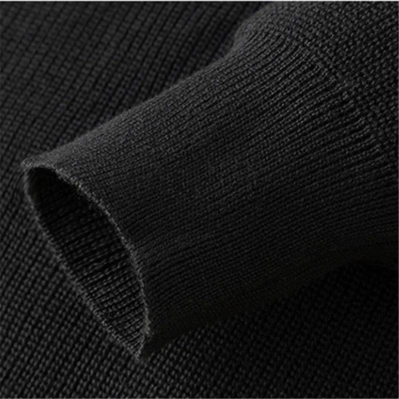 Elegant Knitted Zip Sweater